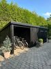 Plus Gartenhaus Nordic Multi 619 x 208 cm natur mit Doppeltür, Dachpappe Bild 5