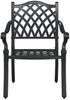 vidaXL Gartenstuhl 2 pcs Schwarz 56 x 55 x 92,5cm Aluminium 42002375 Bild 4