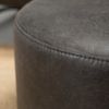 Bronx71 Hocker Kyla Eco-Leder rund anthrazit Bild 5