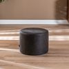 Bronx71 Hocker Kyla Eco-Leder rund anthrazit Bild 2