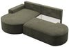 Ecksofa Schlafsofa Sofa GIRONA Stoff Arena Dunkelgrün Ottomane Links Bild 3