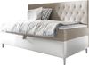 Boxspringbett 'Lenda Junior 2' beige 100x200 cm Bild 1