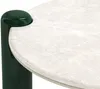 Vente-unique - NARODI Couchtisch Marmor Weiß - B 90 cm x H 40 cm x L 90 cm Bild 4