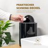 Kosmetikeimer SAVONA inkl. Wandhalterung, mit Schwingdeckel, Badeimer, Kunststoff, 5,5 Liter Bild 5