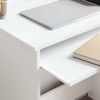 vidaXL Schreibtisch mit Regal Weiß 120,5 x 44 x 88,5 cm Holzwerkstoff 869474 Bild 4