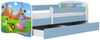 Raumhirsch Furniture Kinderbett 70x140, 80x160, 80x180 cm - Komplettset mit Matratze & Schublade (Bett für Mädchen, Einzelbett für Kinder von 2-12 Jahren, Rausfallschutz und Lattenrost), verschiedene Farben & Designs Bild 3