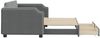 vidaXL Tagesbett Ausziehbar mit Schubladen Dunkelgrau 90x200 cm Stoff 3197671 Bild 4