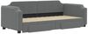 vidaXL Tagesbett Ausziehbar mit Schubladen Dunkelgrau 90x200 cm Stoff 3197671 Bild 3