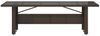 vidaXL Gartentisch mit Glasplatte Braun 240x90x75 cm Poly Rattan 365598 Bild 4