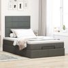 vidaXL Ottoman-Bett mit Matratze & LEDs Dunkelgrau 120x200 cm Stoff 3313997 Bild 4