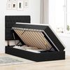 vidaXL Aufbewahrungsbett mit Matratze Schwarz 90 x 190 cm Samt 3372059 Bild 4