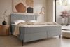 Boxspringbett Titan - Samtstoff - silber - 140x200 cm Bild 2