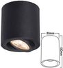 Deckenleuchte SPOTLIGHT | schwenkbar | rund | GU10 schwarz | Neutralweiß Bild 3