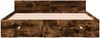 vidaXL Bettgestell mit Schubladen Räuchereiche 120x200cm Holzwerkstoff 3280759 Bild 4