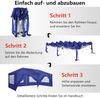 COBIZI Faltpavillon 3x6 Pavillon Wasserdicht Winterfest Pop Up Navy Blau Bild 3