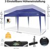 COBIZI Faltpavillon 3x6 Pavillon Wasserdicht Winterfest Pop Up Navy Blau Bild 2