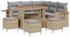 vidaXL Gartensofa-set mit Kissen 10 pcs Beige und Hellgrau Poly-Rattan 3363702 Bild 2