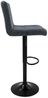 ML-DESIGN Barhocker Gepolsterter Barstuhl mit Rückenlehne und Fußstütze, 360° drehbar (2 St), Drestuhl höhenverstellbar 63-83 cm, Anthrazit, Bezug aus Kunstleder Bild 2