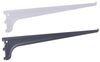 BOOMET Wandregalhalter Regalträger 1-reihig für Wandschienen, 0,2 10-tlg, Regalsystem Anthrazit 25cm Wandregalhalter Regalwinkel Bild 4