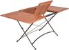 Gartentisch ODIN - Eukalyptus, Natur, 100x90x74cm | Ausziehtisch Esstisch Wetterfest Outdoor Tisch Bild 2