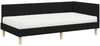 vidaXL Eckbettgestell mit Matratze Sonstiges 2 pcs Grün Stoff 3393751 Bild 4