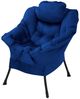 ML-DESIGN Stuhl Wohnzimmersessel komfortabler Polsterstuhl Lounge Sessel Akzentstuhl (1 St), Fernsehsessel mit Kopfkissen ergonomischer Komfortsessel Samt Bild 2