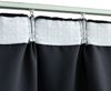 vidaXL Verdunkelungsvorhänge mit Haken 2 Stk. Schwarz 140x225cm 134415 Bild 3