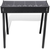 vidaXL Standgrill quadratisch, Stahl Schwarz, 75 x 47 x 76 cm