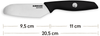 BURNHARD® Burger Bun Messer, 20,5 cm, Brötchenmesser mit Wellenschliff, Chrom-Molybdän Stahl, Soft Grip - Multi-Color - #944211 Bild 2