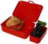 elasto Lunchbox "School-Box" 1600 ml Vorratsdose mit Trennschale Made in Germany Bild 4