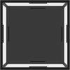 Beistelltisch, Hartglas Transparent/ Schwarz, 60 x 60 x 35 cm Bild 3