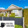 PVC Zaunfolie Sichtschutz Doppelstabmatten Anthrazit Rolle blickdicht Zaun 35M Bild 3