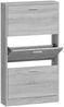 vidaXL Schuhschrank Grau Sonoma 59x17x108 cm Holzwerkstoff 342532 Bild 2