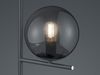 Design Tischleuchte PURE Anthrazit Lampenschirm Glaskugel Rauchfarbig, Höhe 52cm Bild 5