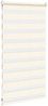 vidaXL Doppelrollo Marmorbeige 85x100 cm Stoffbreite 80,9 cm Polyester 4014622 Bild 4