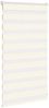 vidaXL Doppelrollo Marmorbeige 85x100 cm Stoffbreite 80,9 cm Polyester 4014622 Bild 3