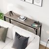 GarveeMore Konsolentisch mit Steckdose und USB-Anschluss,100 x 23 x 80 cm, Ladestation Beistelltisch für Eingang Flur Wohnzimmer,Metallgestell Bild 3