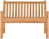 vidaXL Gartenbank 114 cm Massivholz Teak 316638 Bild 2