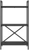 vidaXL Bücherregal Schwarz Eichen-Optik 56 x 34 x 96 cm Holzwerkstoff 883874 Bild 5