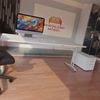 Rheinland Möbel Statio Schreibtisch 200x100 cm höhenverstellbar ±10 mm in Grau – XXL-Bürotisch für Führungsebene & Konferenzräume, C-Fuß, Kabelwanne, einfache Montage, FSC® zertifiziert Bild 4