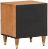 vidaXL Nachttisch 40x33x46 cm Massivholz Mango 358282 Bild 5