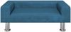 vidaXL Kindersofa Blau 70x45x26,5 cm Samt 3196329 Bild 3
