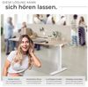 tectake Raumteiler Schreibtisch Trennwand, in 2 Größen Bild 3