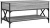 vidaXL Couchtisch Grau Sonoma 100x50x50 cm Holzwerkstoff und Metall 845359 Bild 2