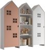 Kleiderschrank >CASAMI BRUGES< in Korpus Weiß / Front Pink u. Weiß, MDF Bild 2