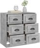 vidaXL Sideboard Betongrau 70x35,5x67,5 cm Holzwerkstoff 816436 Bild 5