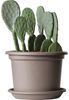 Pflanzkübel GREENER GUYA 25 cm taupe – 100 % recycelte Materialien, UV-beständig, frostsicher bis –20 °C, bruchsicher, stapelbar und nachhaltig Bild 2