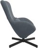vidaXL Eiersessel Dunkelgrau 63 x 73 x 90 cm Samt 42002757 Bild 5