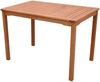 7tlg. Holz Tischgruppe Gartenmöbel Gartentisch Stuhl Garten Hochlehner Tisch Bild 5