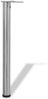 4x höhenverstellbares Tischbein Nickel gebürstet 710 mm 242136 Bild 2